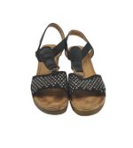 Sandale dama Cityline, 40, material textil, negru - imagine 3