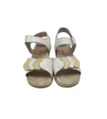 Sandale dama Meisi 37, 23, piele, alb - imagine 3