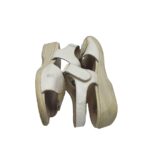 Sandale dama Meisi 37, 23, piele, alb - imagine 4
