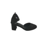 Sandale dama 36, material textil, negru