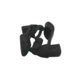 Sandale dama 36, material textil, negru - imagine 4