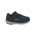 Adidasi barbati Skechers, 43, material textil, bleumarin