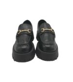 Mocasini dama Asos 38, imitatie de piele,  negru - imagine 3