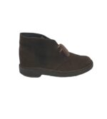 Ghete barbati Clarks, 42, piele intoarsa, maro