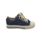 Tenisi dama 38, material textil, bleumarin