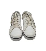 Tenisi barbati Adidas, 41, imitatie de piele, alb - imagine 3