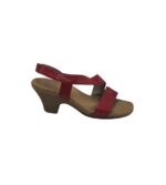Sandale dama Aerosoles, 38, piele intoarsa, piele, rosu