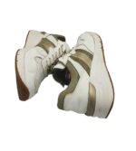 Adidasi dama Tamaris, 41, material textil, piele, alb - imagine 4