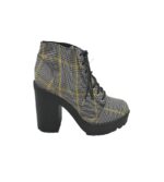 Botine dama H&M, 38, material textil, gri