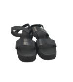 Sandale dama Papaya, 38, imitatie de piele, negru - imagine 3