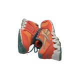Adidasi dama Reebok, 37, imitatie de piele, material textil, portocaliu - imagine 4