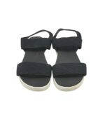 Sandale dama 41, material textil, negru - imagine 3