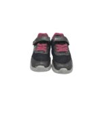Adidasi copii Cupcake, 28, imitatie de piele, material textil, negru gri - imagine 3