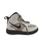 Adidasi barbati Nike, 43, imitatie de piele, material textil, alb gri