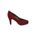 Pantofi dama Mascaro, 40, piele intoarsa, rosu