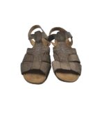 Sandale dama Gabor, 38, material textil, piele, ,bej - imagine 3