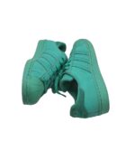 Adidasi dama Adidas, 38, imitatie de piele, verde - imagine 4