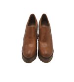 Pantofi dama Wellspring, 35, imitatie de piele, material textil, maro - imagine 3