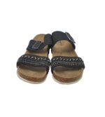 Saboti dama Graceland, 41, material textil, negru - imagine 3