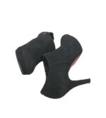Botine dama Helen Billkrantz, 38, piele intoarsa, negru - imagine 4