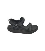 Sandale barbati Revenge, 44, material textil, negru