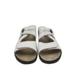 Saboti dama Sentio 40, imitatie de piele, alb - imagine 3