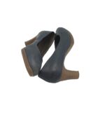 Pantofi dama Tamaris 37, piele, albastru - imagine 4
