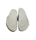 Saboti dama Birkenstock, 40, imitatie de piele, alb - imagine 5