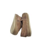 Espadrile dama  Chillegs, 38, piele intoarsa, bej - imagine 4