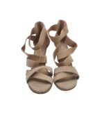 Sandale dama Graceland, 39, material textil, crem - imagine 3