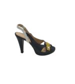 Sandale dama Ae, 37, piele, negru
