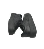 Adidasi dama 40, imitatie de piele, negru - imagine 4
