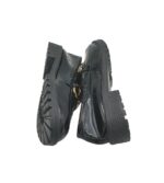 Mocasini dama 38, imitatie de piele, negru - imagine 4