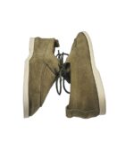 Mocasini barbati Royal Republic, 42, piele intoarsa, kaki - imagine 4