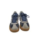 Adidasi copii Adidas, 36, piele intoarsa, gri albastru - imagine 3