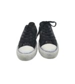Tenisi dama Converse, 39, material textil, negru - imagine 3