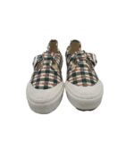Espadrile dama Vans, 38, material textil, alb negru - imagine 3