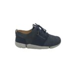 Adidasi barbati Clarks, 40, piele, albastru