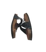 Saboti dama Quick, 41, imitatie de piele, negru - imagine 4