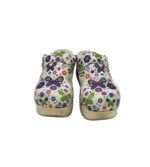 Saboti dama  Terlik Sabo, 39, imitatie de piele, alb multicolor - imagine 3