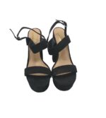 Sandale dama Lulus, 38, material textil, negru - imagine 3