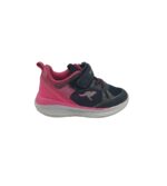 Adidasi copii Kangaroos, 28, imitatie de piele, material textil, negru roz
