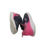 Adidasi copii Kangaroos, 28, imitatie de piele, material textil, negru roz - imagine 4