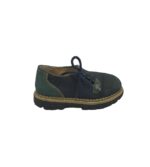 Pantofi copii Landrover, 31, piele intoarsa, negru albastru