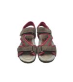 Sandale copii Superfit, 32, piele intoarsa, bej - imagine 3
