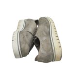 Pantofi dama Tamaris, 40, piele intoarsa, gri - imagine 4