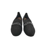 Mocasini dama F&F  40, material textil, negru - imagine 3