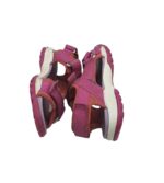 Sandale copii Geox, 36, material textil, roz - imagine 4