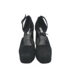 Sandale dama M&S, 39, material textil, negru - imagine 3