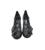 Pantofi dama Rubi, 37, imitatie de piele, negru - imagine 3